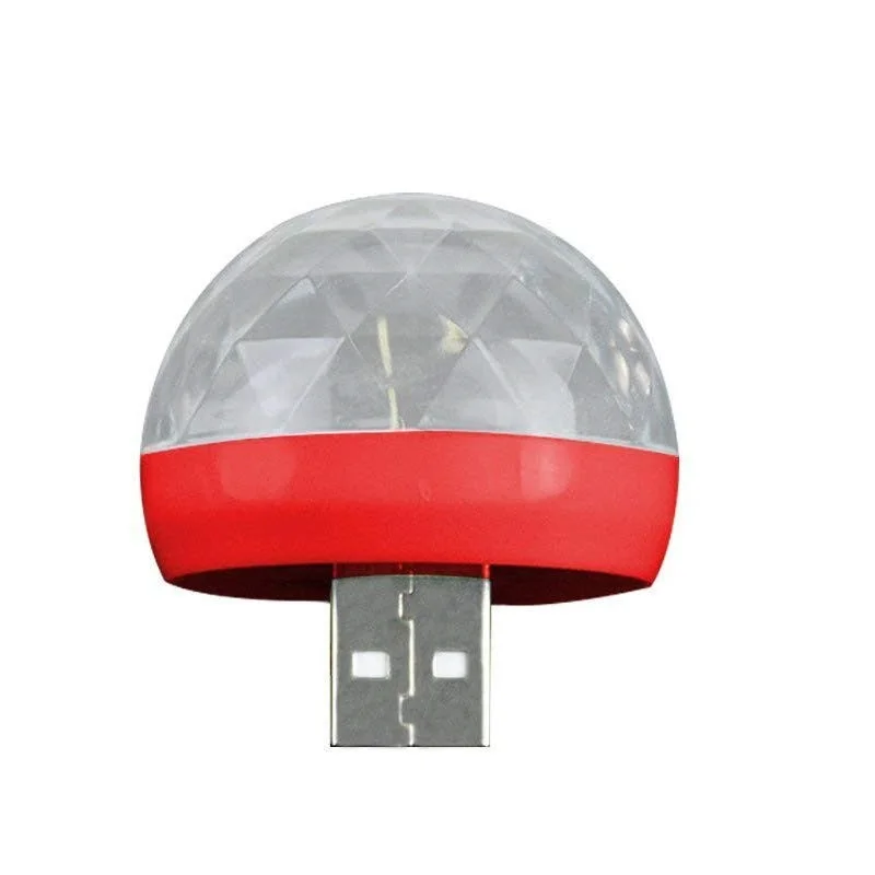 Рождественская вечеринка волшебный шар лампа USB iPhone Android Mico адаптер мини