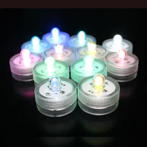 120pcs/Lot 100% Waterproof LED Candle Wedding Decoration Submersible Floralyte LED Tea Lights Party Decoration LED Floral Light