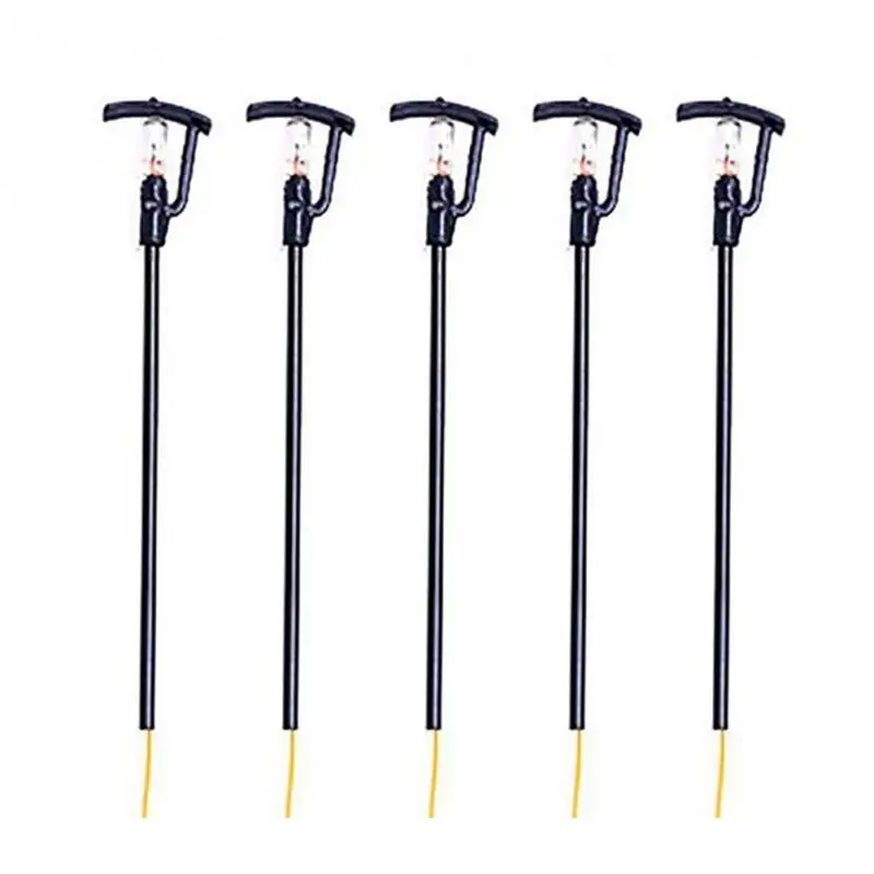 5 шт. мини смолы ремесло уличная лампа свет Миниатюрный Сад Жардин украшение для