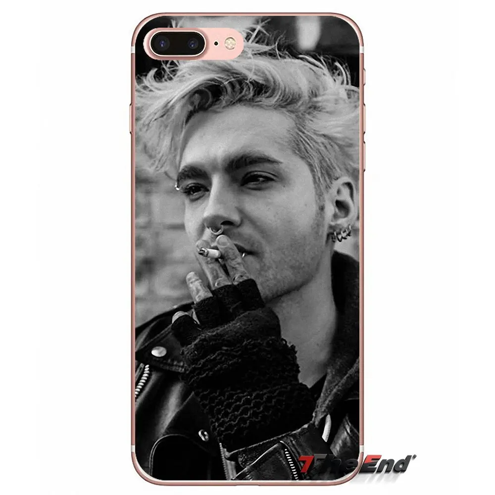 Прозрачные мягкие чехлы Билл каулитц Tokio Hotel для Apple iPhone X 4 4S 5 5S SE 5C 6 6s 7 8 плюс Plus |