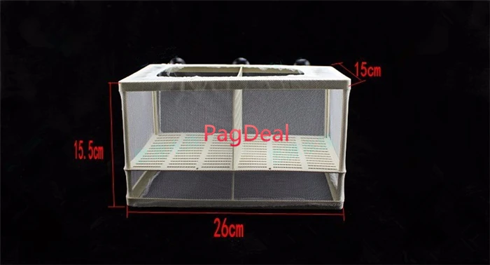 Fish Tank Aquarium Breeding Box Net Hatchery Fry Trap Float Breeder Box Isolation newborn Baby Nursery House