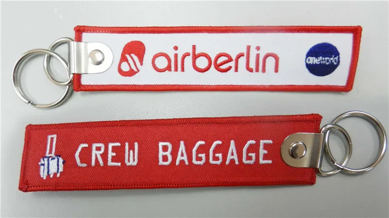 Воздушная Берлинская сумка для багажа с вышивкой|air berlin|crew bag tagtagging crews |