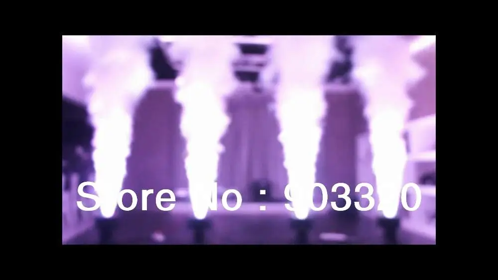 Новый 2in1 комплект белый/теплый белый/RGB красочный светодиодный CO2 Джет Кэннон