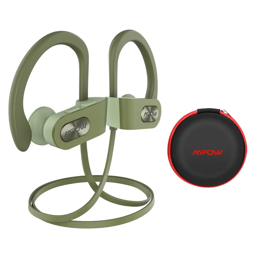 Mpow пламя 088A Bluetooth наушники IPX7 водонепроницаемый Спорт бег Беспроводная гарнитура спортивные наушники с микрофоном для телефона