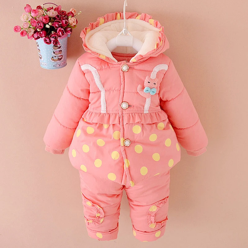 Зимнее пальто для девочек теплая верхняя одежда куртка комплекты одежды