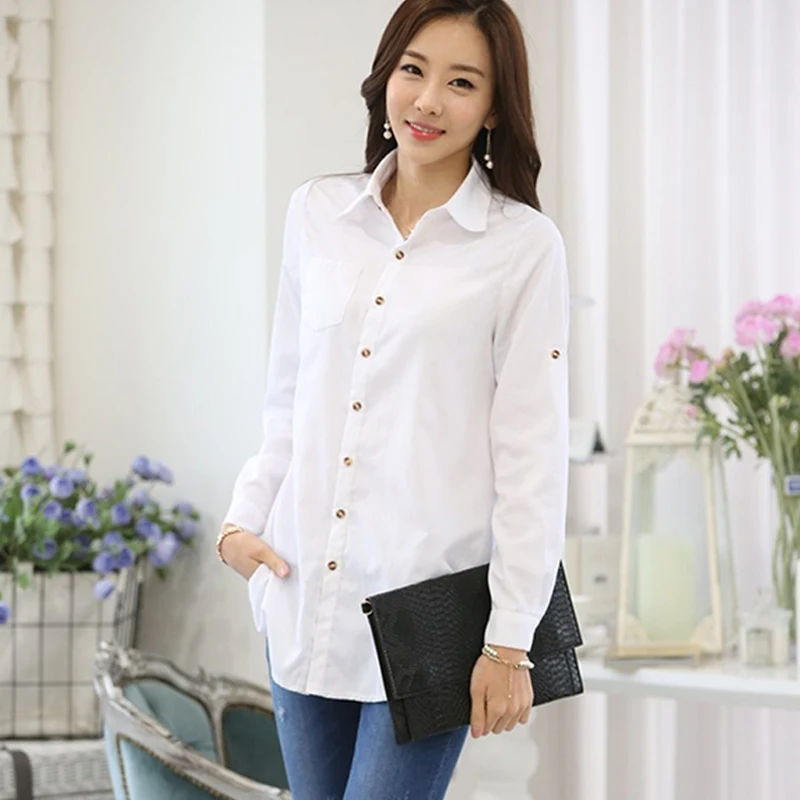 Белые блузки рубашки Blusas de Renda Femininas Женская Повседневная Блузка летняя дешевая