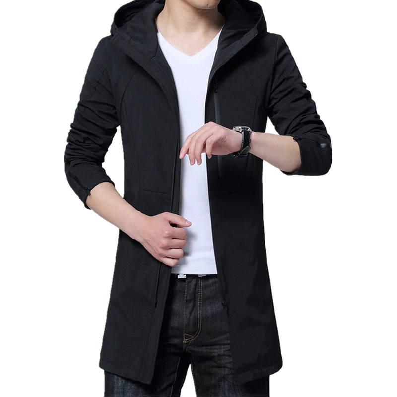 2019 новый весенний и осенний стиль мужской Тренч высокого качества деловой