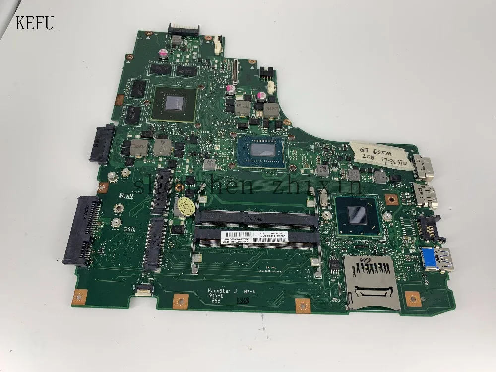 Для ASUS K46CM K46CB K46C K46 Материнская плата ноутбука I7-3537U CPU DDR3 с графической