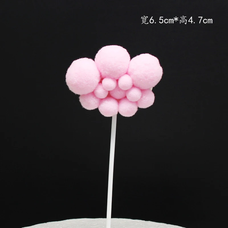 5pcs DIY Soft Cartoon Cloud Cake Decor Ice-cream Cupcake Toppers Picks Kids Birthday Party Wedding Dessert Supply | Дом и сад