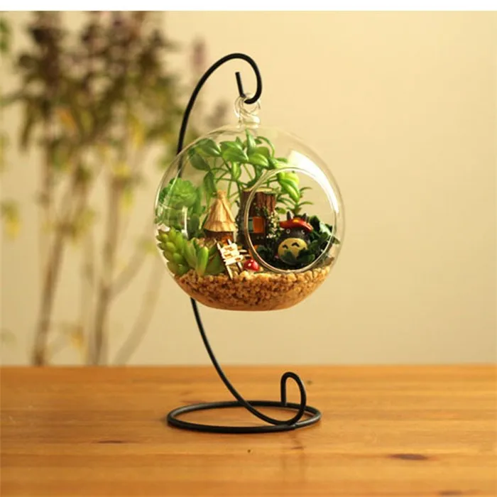 DIY ремесла Рождественский подарок пляжный дом роскошный стеклянный шар Кукольный домик с голосовым управлением светильник кукольный домик наборы мебели