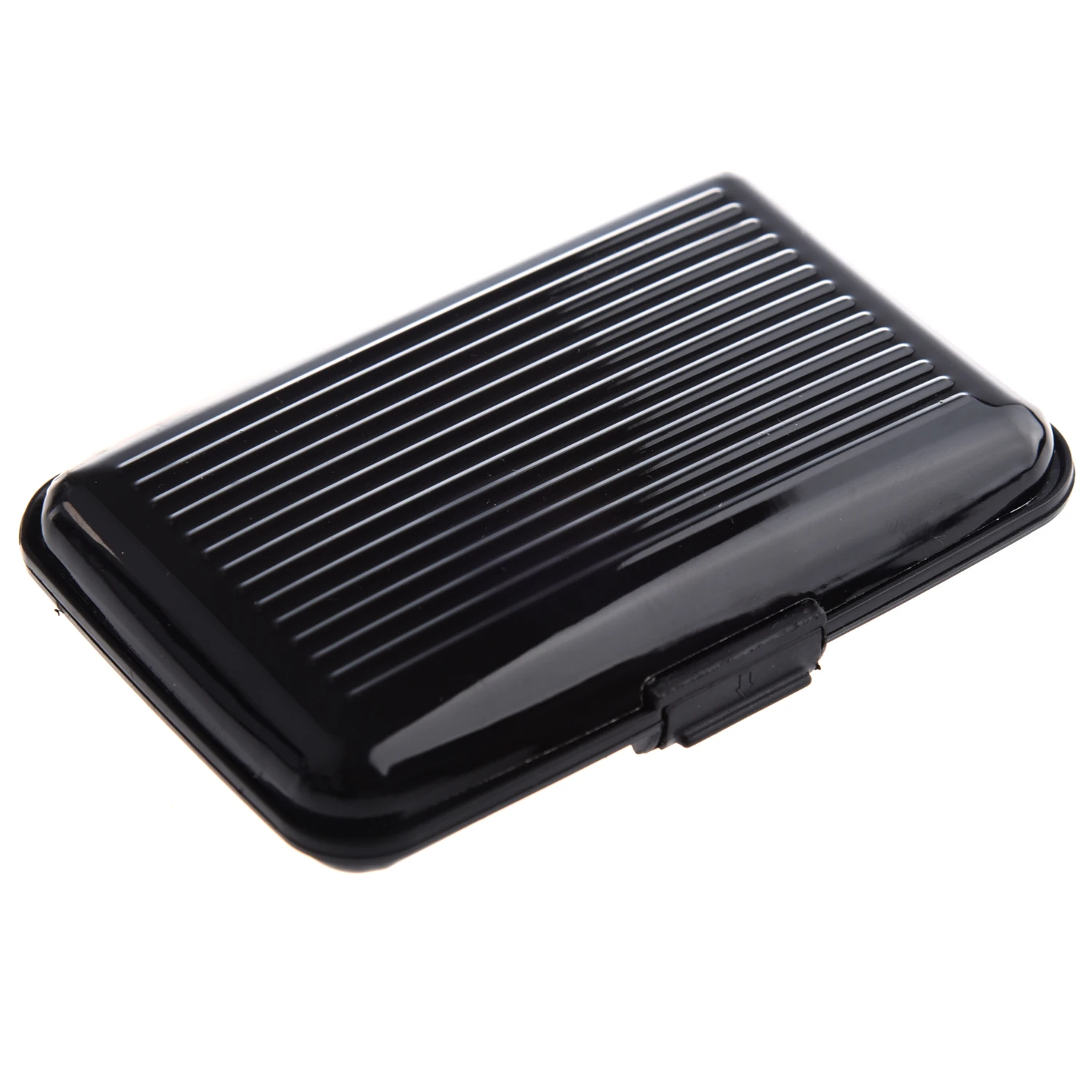 Business Id Credit Card Holder Wallet Aluminum Metal Case Box-Black | Багаж и сумки
