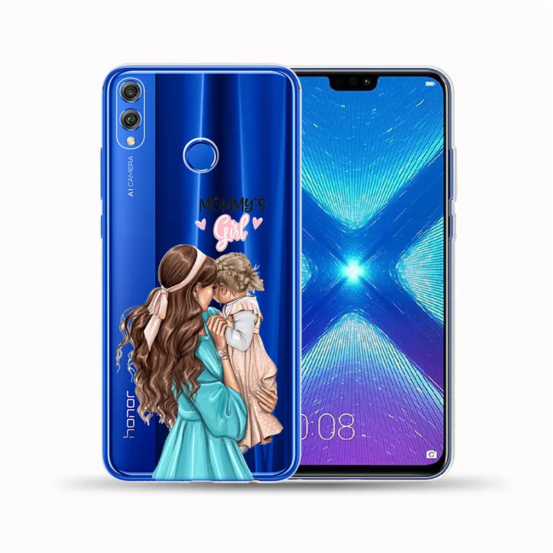 10 Волосы для мам и детей, девочек queen Мягкий ТПУ чехол Обложка для huawei Honor 9 10 Lite 8X 6X Y5 Y6 II Y3 Y7 Y9 Y5 Prime NOVA 3 3I 4 - Цвет: 10
