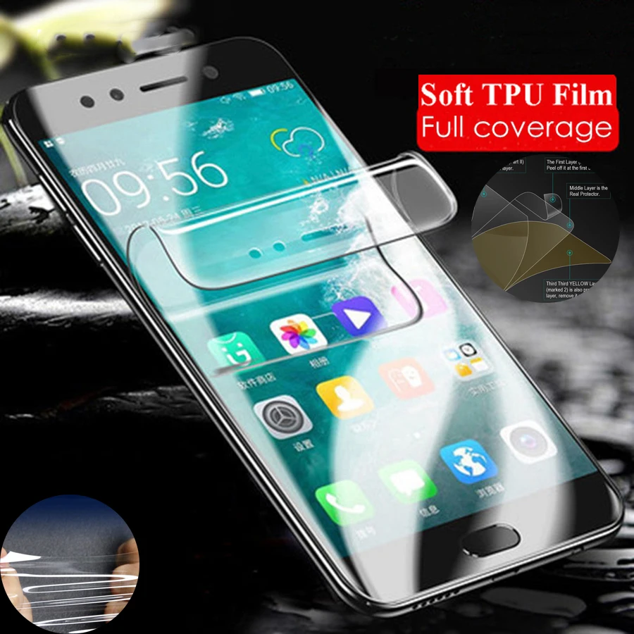 3D Прозрачная мягкая ТПУ Защитная пленка для экрана huawei mate 20 Lite P20 10 Pro RS Nova 3e 3i 3 P Smart