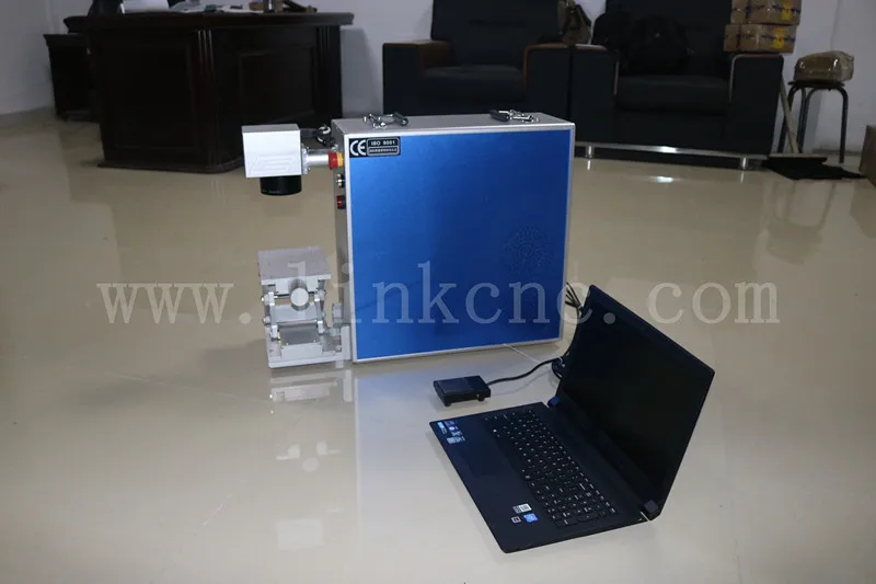 Бизнес карта волокна маркировки лазерная маркировочная машина пластиковые