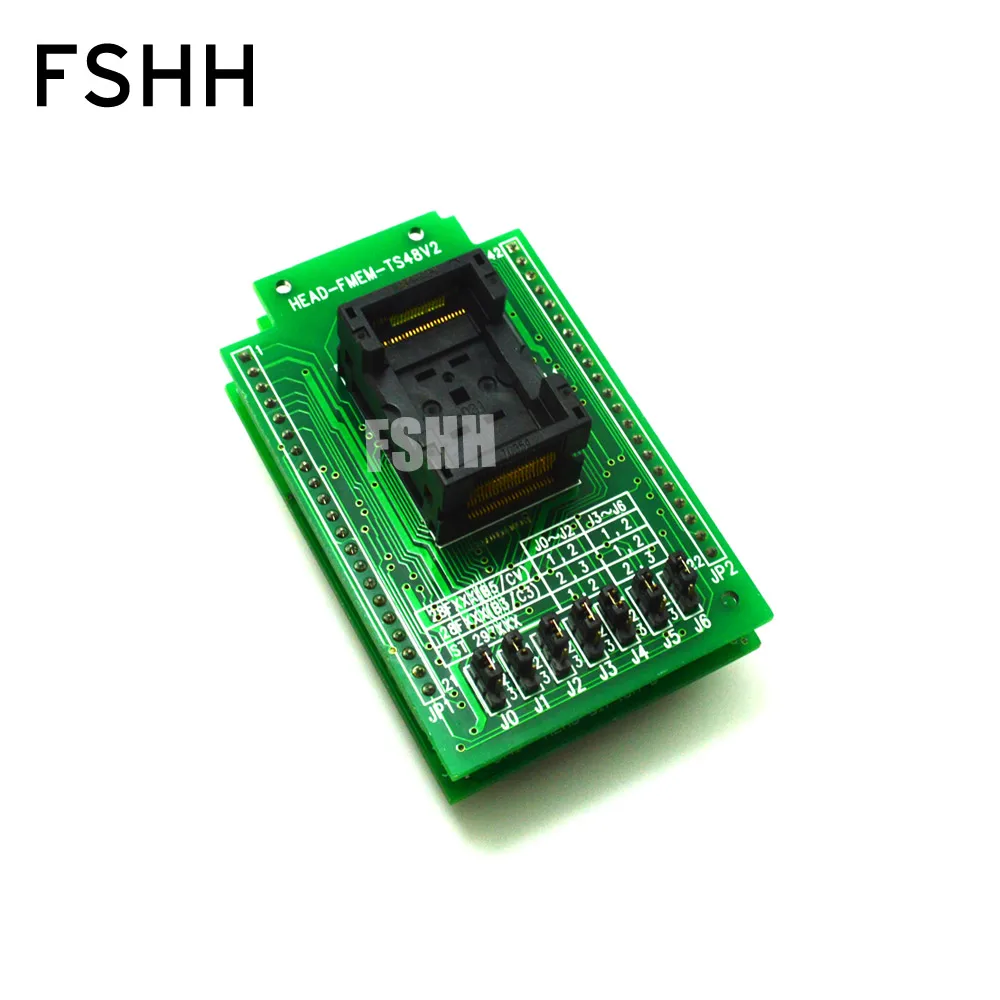 HEAD FMEM TS48V2 программатор адаптер для HI LO GANG 08 программист TSOP48 IC розетка|ic card socket|ic test