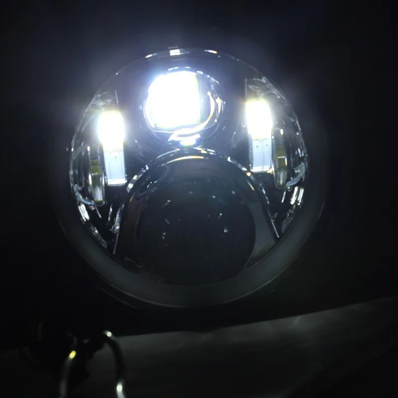 White Angel Eyes 7 Inch Led Headlight For Honda CB400 CB500 CB1300 Hornet 250 600 900 VTECVTR250 DOT Approved |