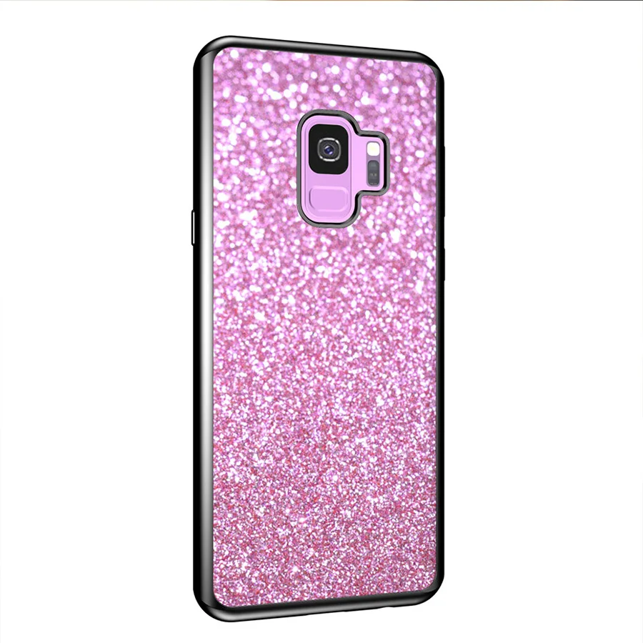 Чехол сверкающий с блестками для samsung galaxy A8 A6 S8 S9 2018 S5 A5 A3 A7 J3 J5 J7 2017 2016 чехол