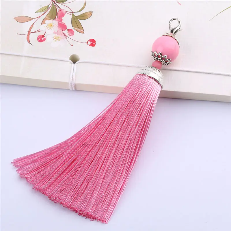 5 шт./лот самодельные Украшения с шелковой кисточкой аксессуары ручной работы для