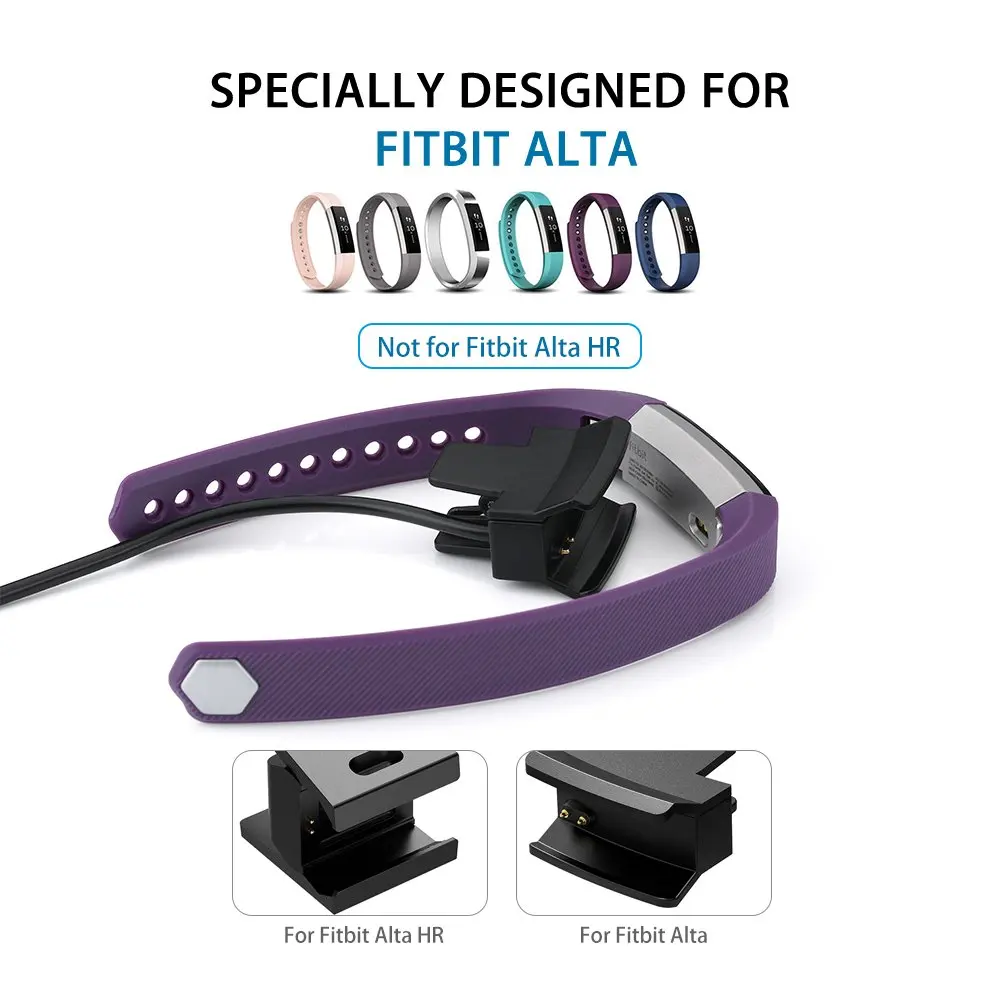 2 шт. зарядное устройство для Fitbit Alta 30 см сменный USB зарядный кабель Fibit Band