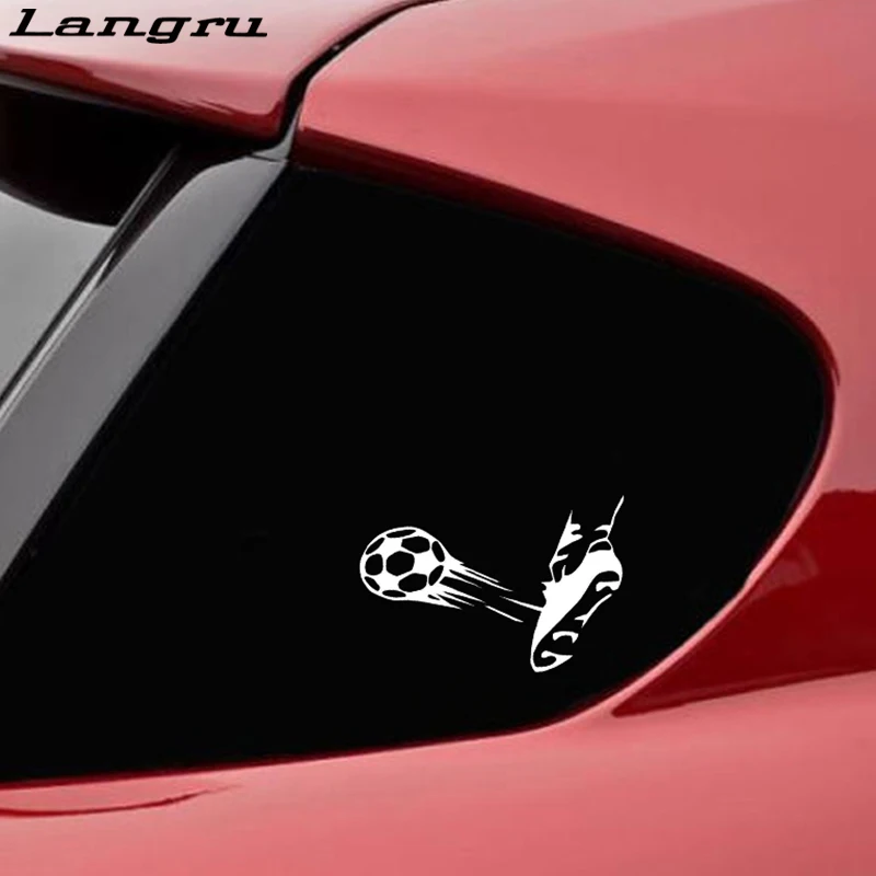 Креативные Виниловые стикеры Langru Jdm для стайлинга автомобиля с мячом игры в