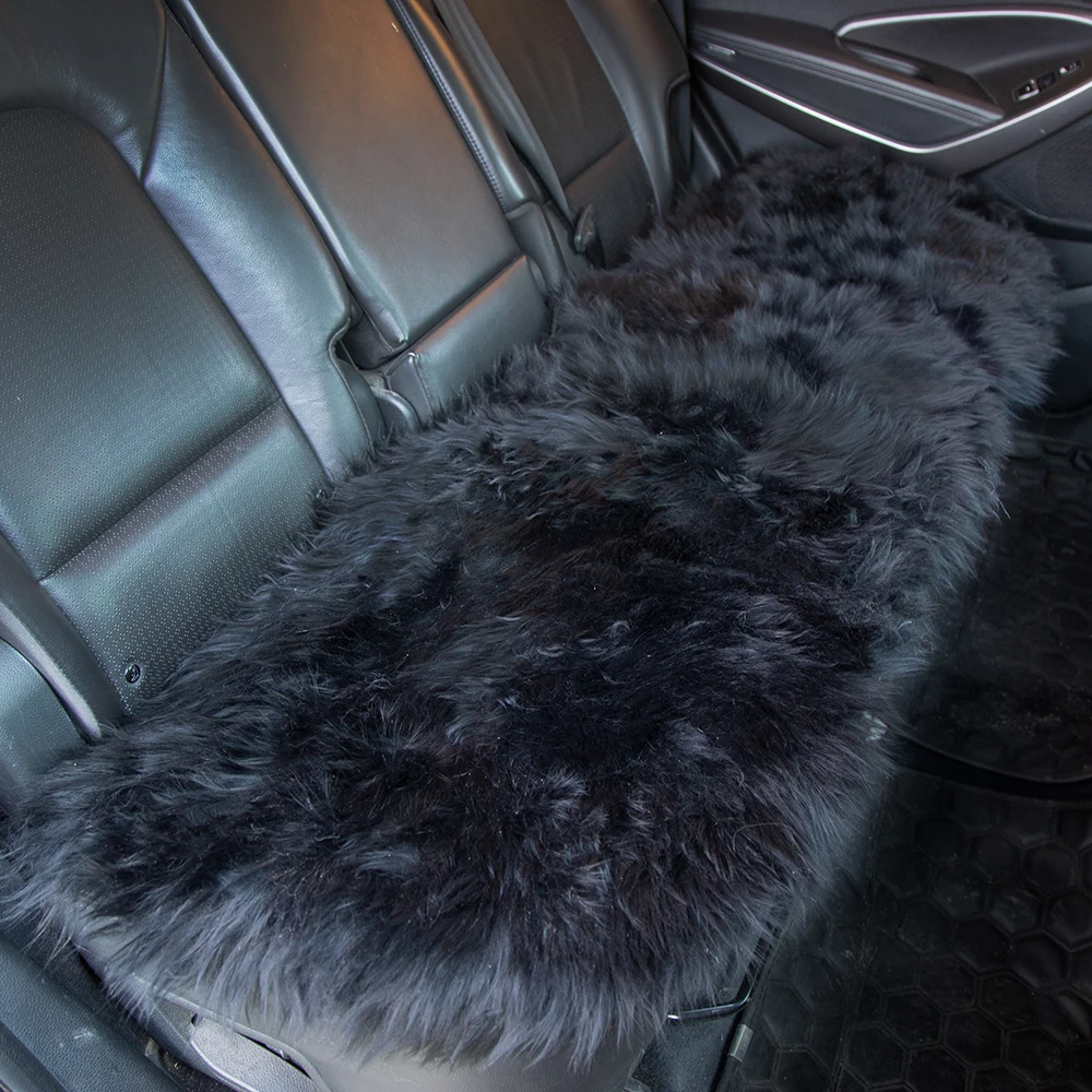100% натуральная меховая Австралийская овчина автомобильные чехлы на сиденья