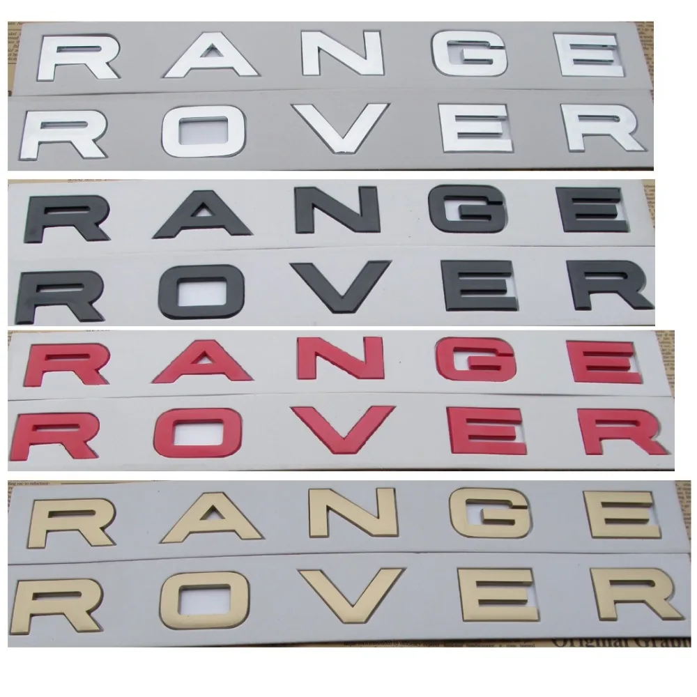 Значок для багажника автомобиля RANGE ROVER с цифрами и надписями|badge emblem|trunk emblemcar badges