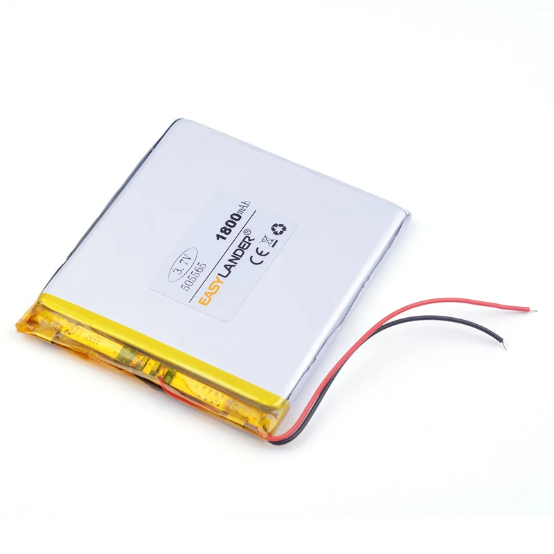 Литий ионный 3 7 В 1800 мАч 505565 литий полимерный аккумулятор для Mp3 MP4 MP5 GPS PSP mobile