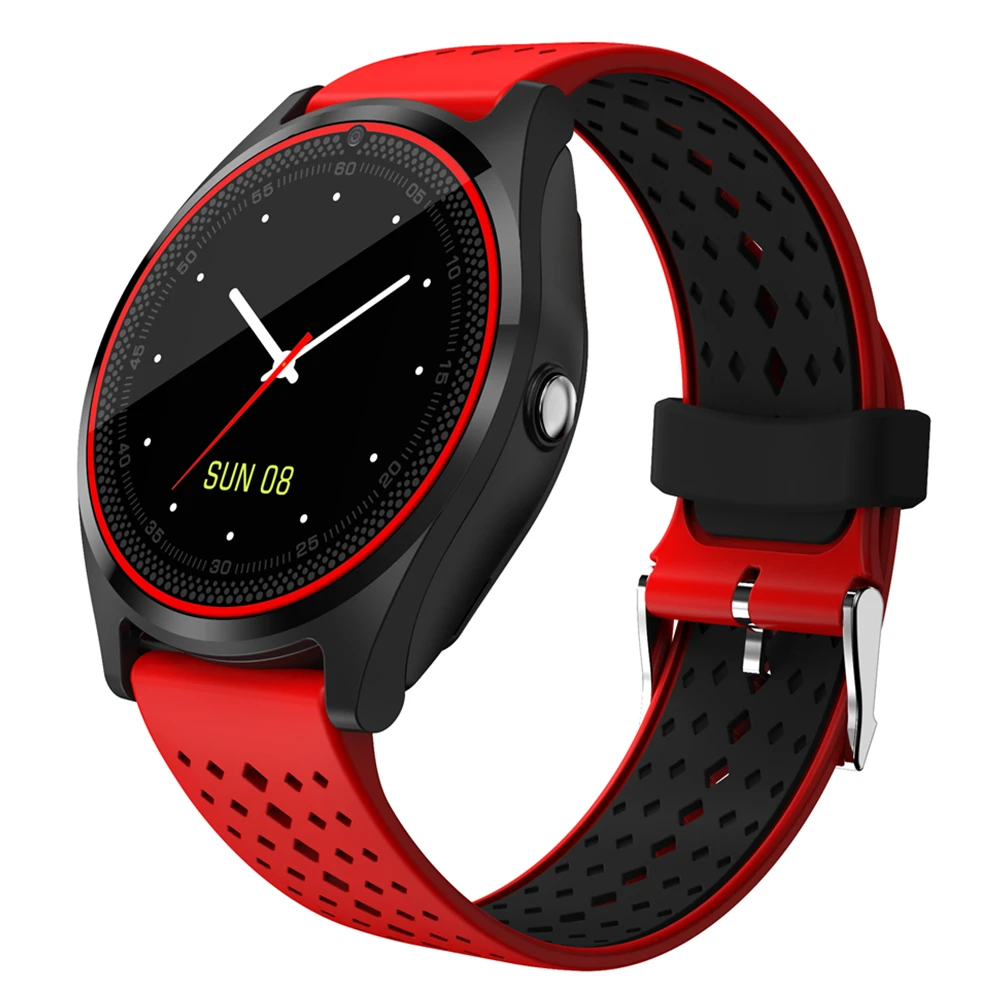Hiwego V9 Смарт часы с Камера Bluetooth сим карта наручные для телефона Android Носимых