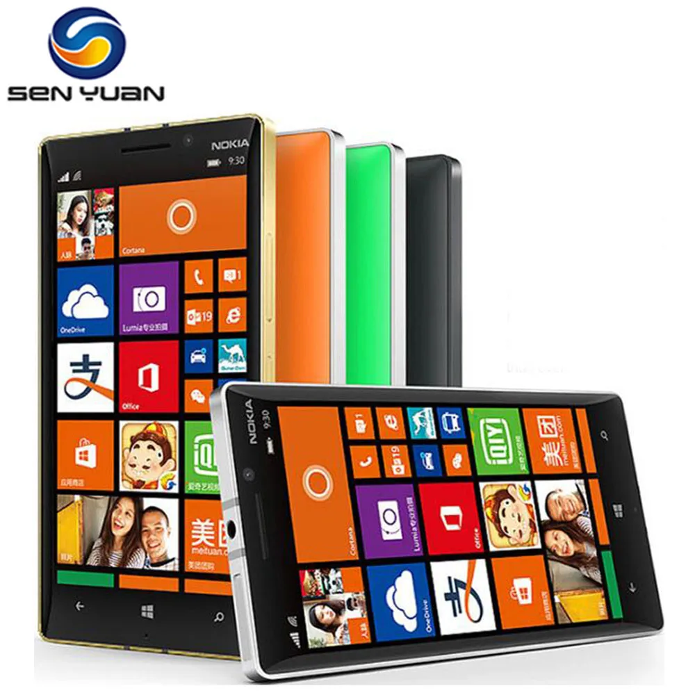 Оригинальный сотовый телефон Nokia Lumia 930 четырёхъядерный 2 ГБ ОЗУ 32 ПЗУ камера 20 Мп