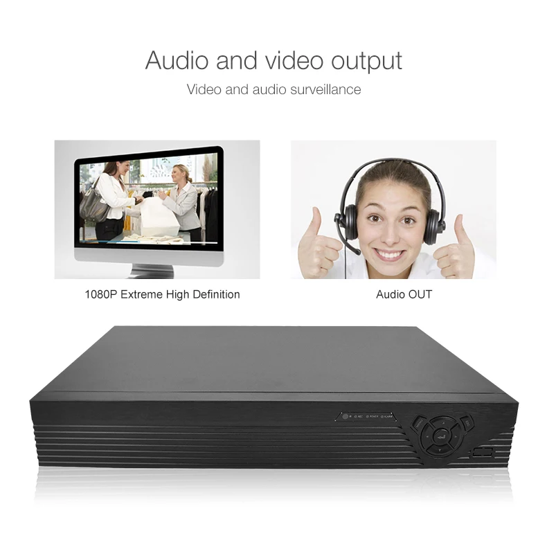 Сетевой видеорегистратор VStarcam 16 канальный сетевой регистратор Onvif NVR с