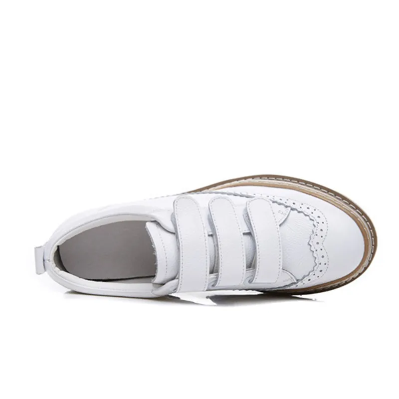 Женские ботильоны весна осень 2018 на застежке липучке высоком каблуке 8 см женские