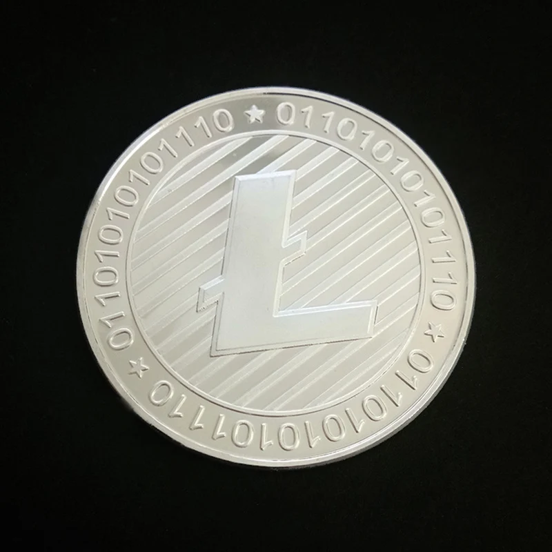 Новинка 2019 коллекционные монеты LTC виртуальная цифровая Биткоин тисненая