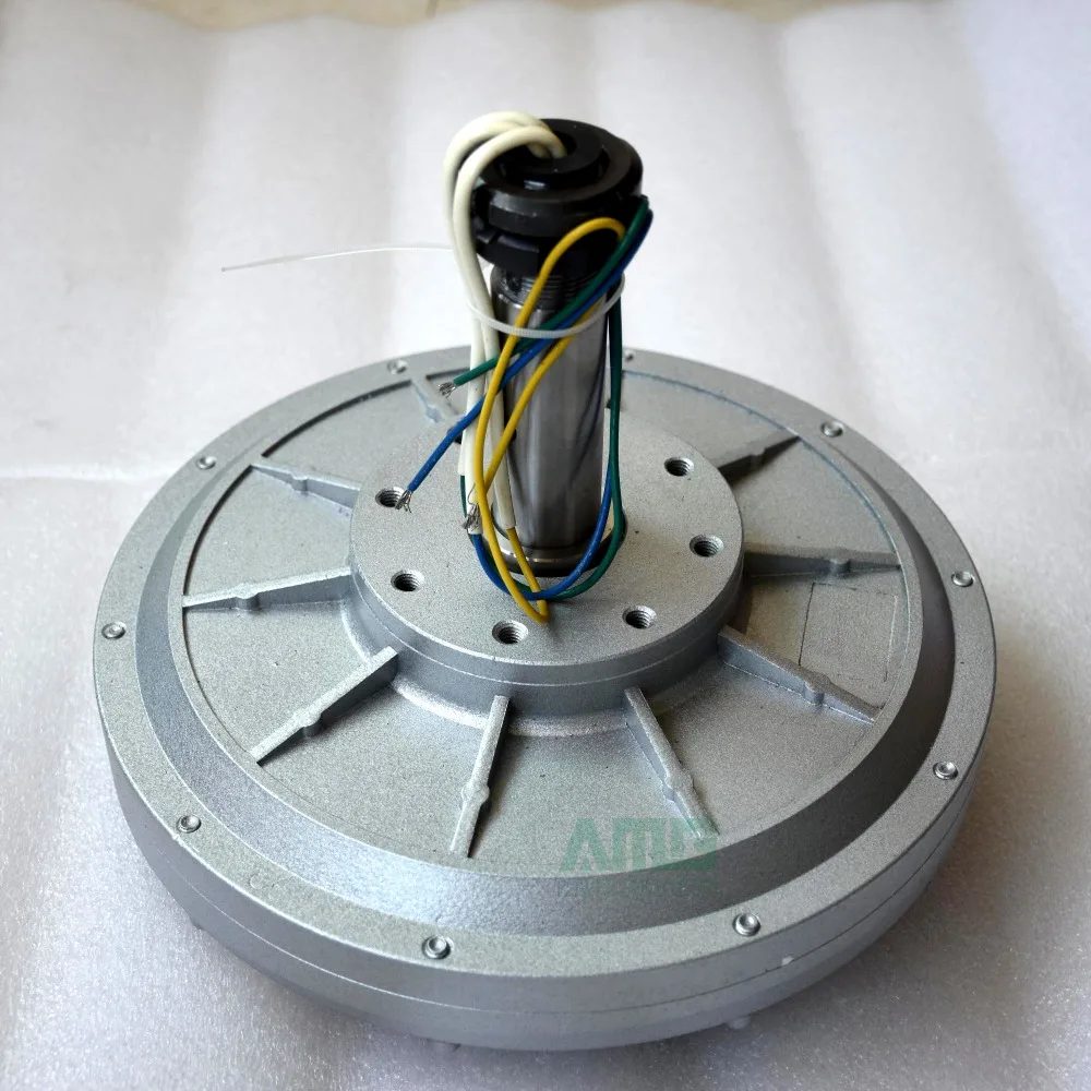 

300W 350W 150 200 250 400RPM 24V/48VDC Low Speed Low Start Up For DIY Permanent Magnet Coreless Generator Alternator
