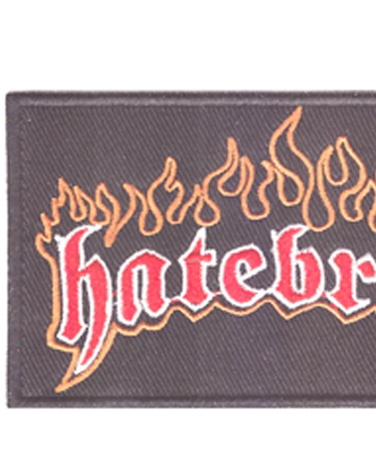 Нашивка Hatebreed с вышивкой аппликация для одежды металлическая музыкальной группы