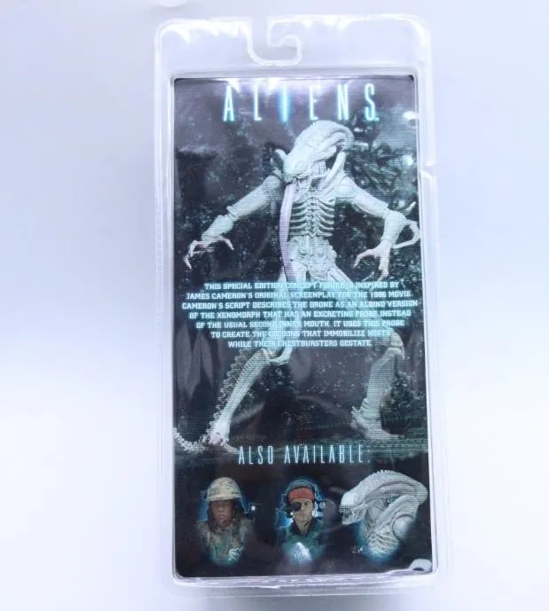 NECA фильм белые инопланетяне Xenomorph неоморф создание ПВХ фигурку Коллекционная