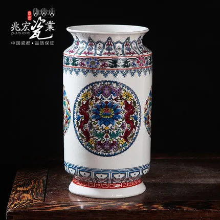 Siu Hong Jingdezhen керамика Искусство и ремесла комната мини ваза украшения Xianhe