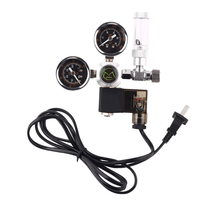 Регулятор Co2 для аквариума W21.8 G5/8 220 В Магнитный соленоидный контрольный