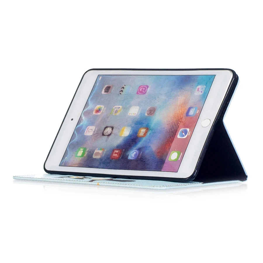 Для Apple iPad Mini 4 случае 7 9 дюймов Tablet Fold Стенд флип чехол бумажник тонкий кожаный
