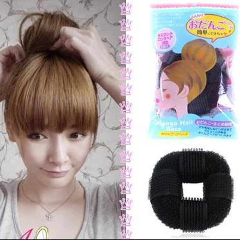 Новое поступление 1 шт. женское кольцо для волос в форме блонд Пончика булочка