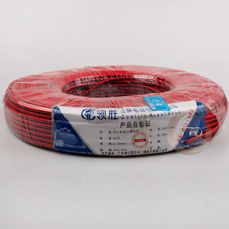 1 м 2 м 3 м 5 м 10 м 18AWG, 2pin красный черный кабель, ПВХ изолированный провод, 18 awg провод, электрический кабель, светодиодный кабель, DIY подключение