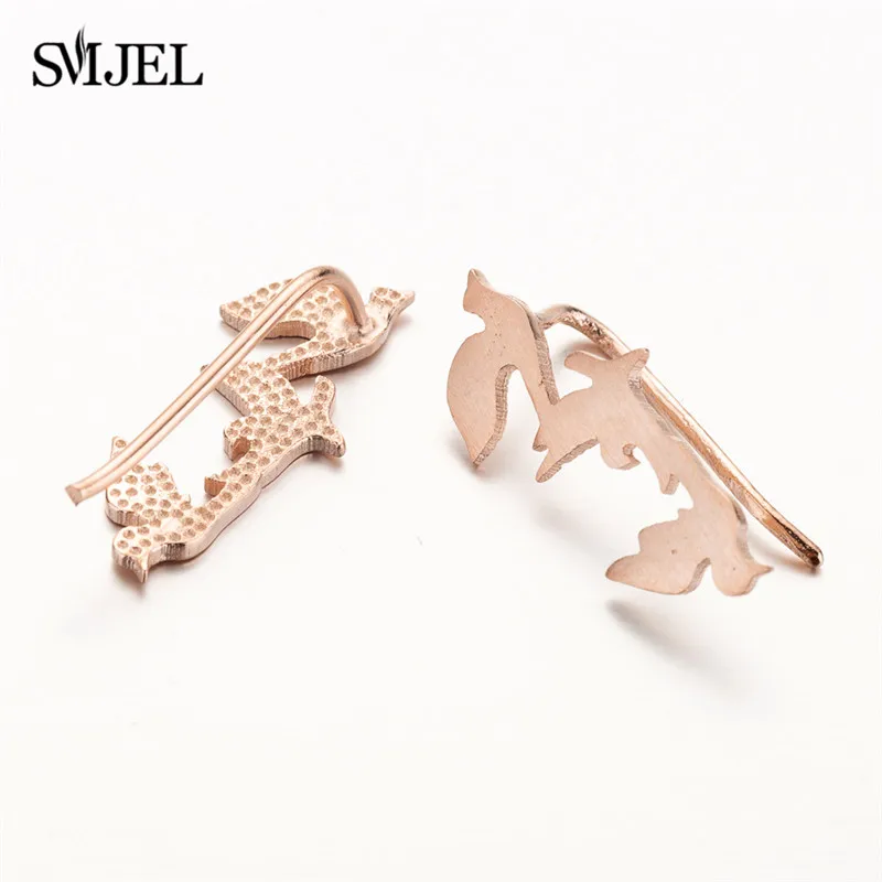 Серьги SMJEL Tiny Dove для женщин и девочек металлические серьги в виде животных