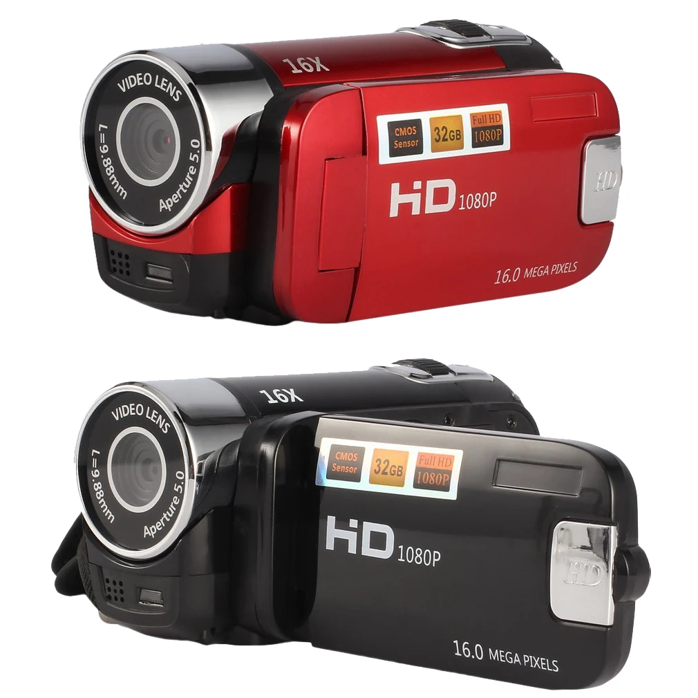 Новый 2 4 дюймовый экран Full HD 1080P Цифровая TFT камера 16 0 мегапикселей CMOS сенсор DV со