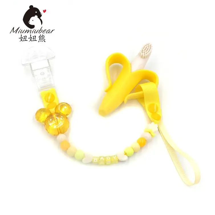 Детская цепочка для соски с бусинами на заказ|pacifier clips|dummy clipscustom pacifiers |