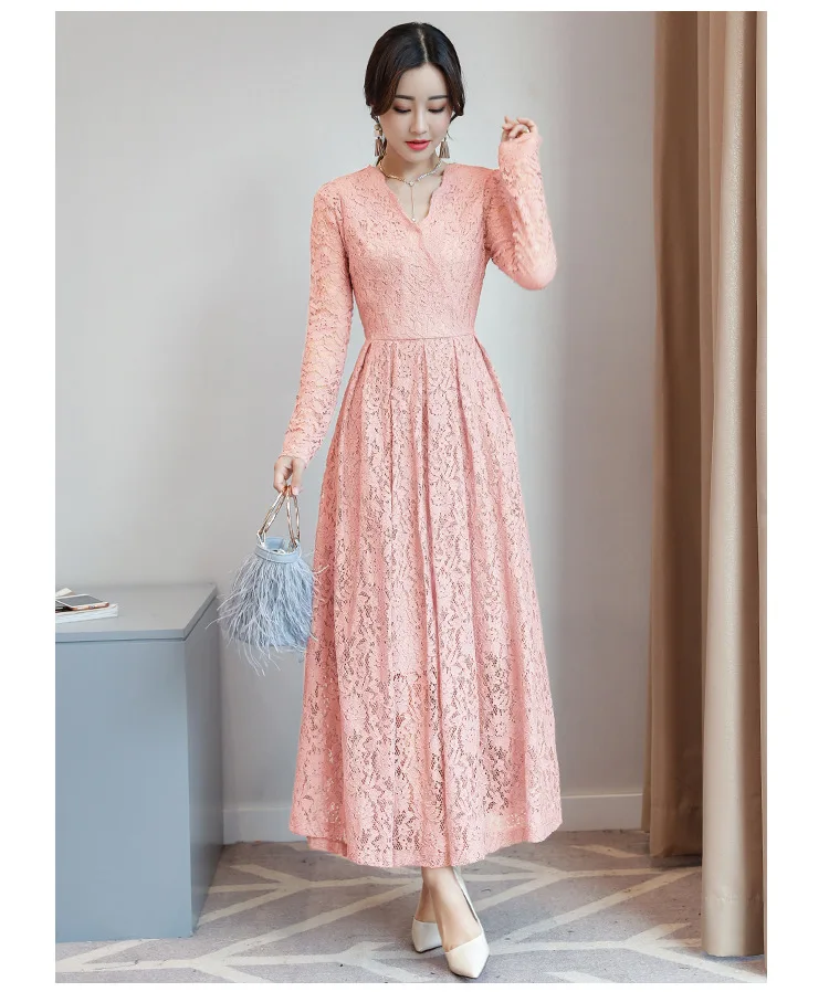 Женское кружевное вечернее платье элегантное белое/серое/розовое