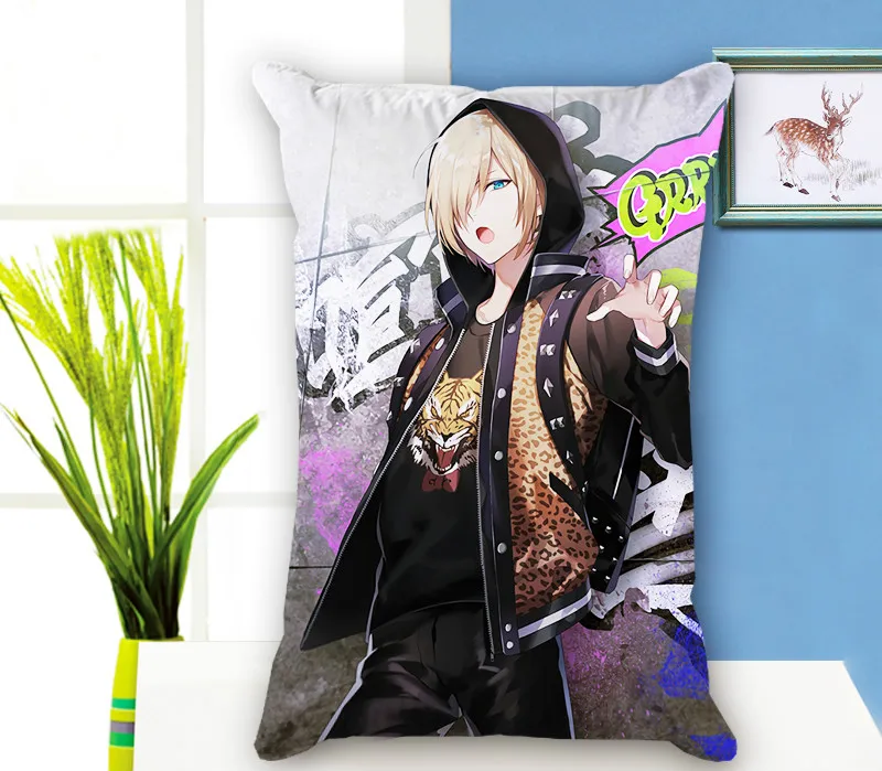 Японское аниме Юри на льду Прямоугольная подушка Чехол dakimakura Наволочка декоративная подушка чехол дропшиппинг - Цвет: X