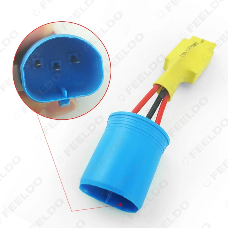 

FEELDO 2Pcs Car 9004(HB1)/9007(HB5) HID NO Error Warning Canceller Anti-power Leakage Module Load Resistor NO Flickering