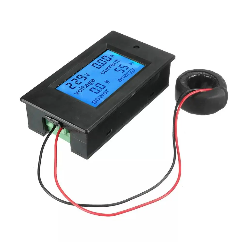 AC 80-260V 100A Цифровой Текущий Напряжение амперная нагрузка ЖК-дисплей Мощность
