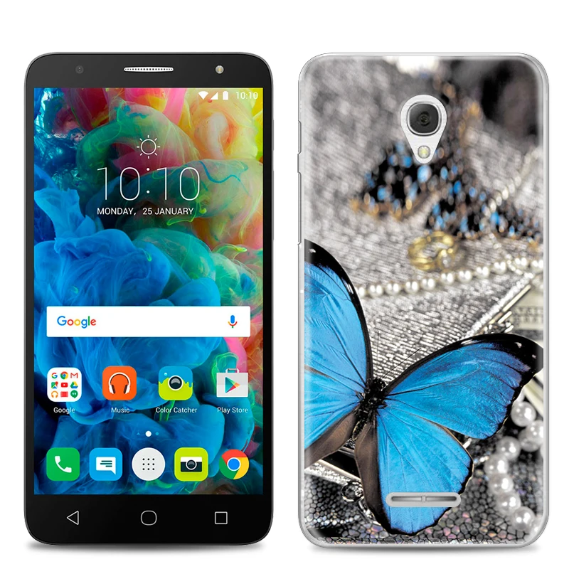 8 Чехол для телефона для Alcatel Pop4 Plus Pop 4 Plus 5056A милый мультяшный высококачественный окрашенный мягкий чехол для телефона из ТПУ силиконовый чехол - Цвет: 8