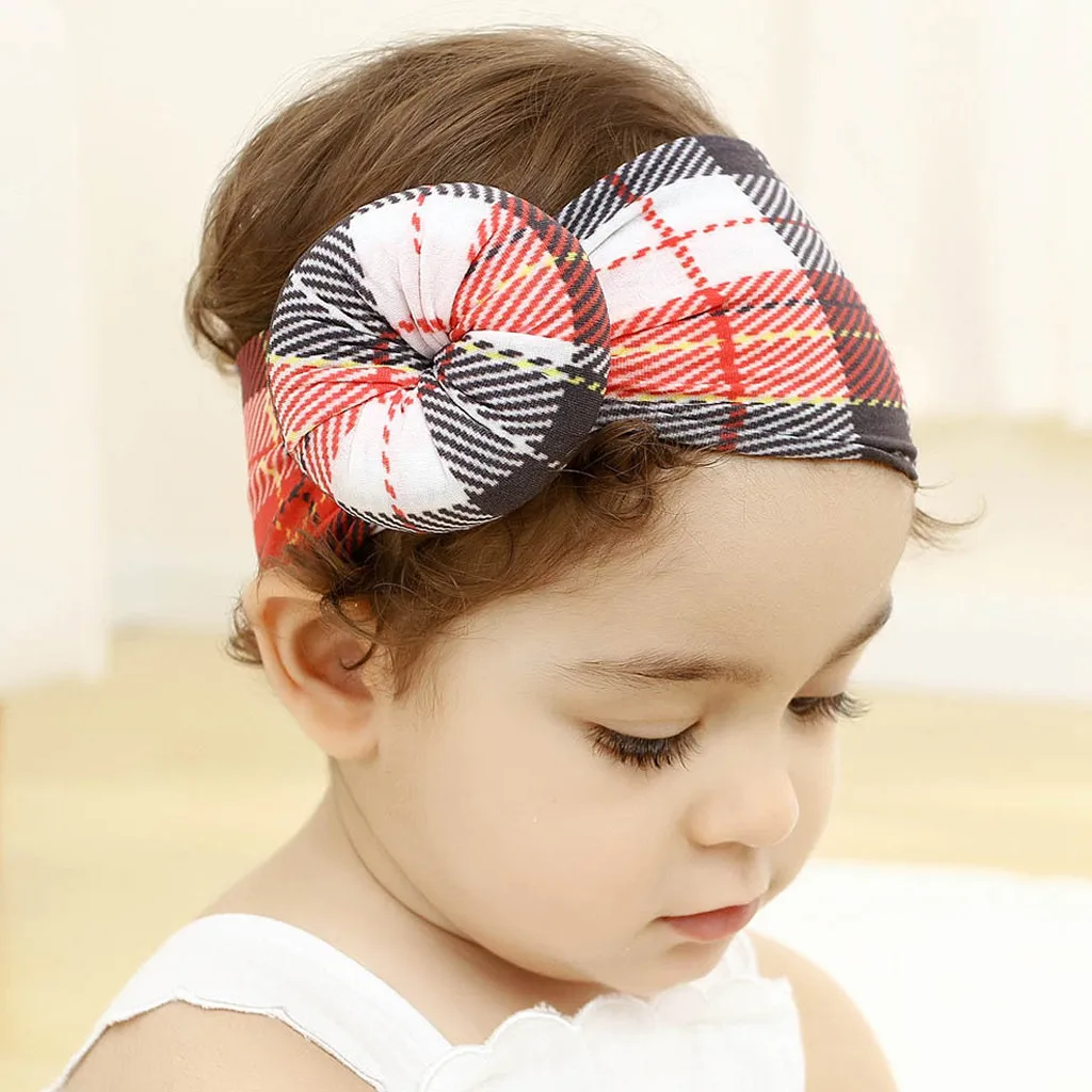 Тюрбан для новорожденных летняя и Зимняя повязка на голову девочек маленьких
