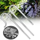 1216 мм аквариум фильтр притока расход воды Нержавеющаясталь трубка Лили трубы аквариума водные резервуар для воды фильтр зажим